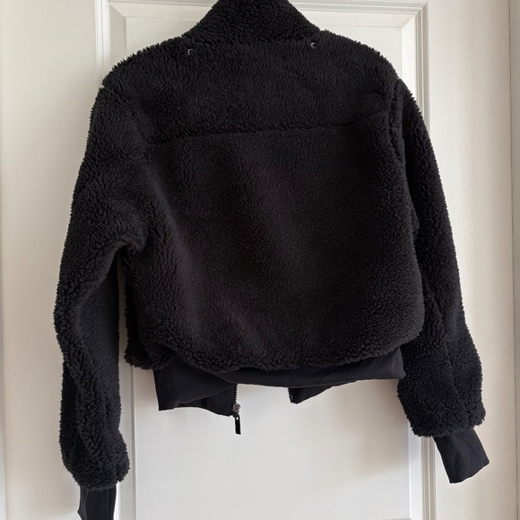 Alo Yoga Foxy Sherpa Jacket Black S - Picture 11 of 15